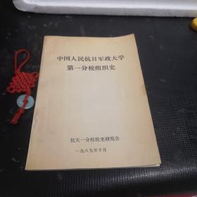 中国人民抗日军政大学第一分校组织史
