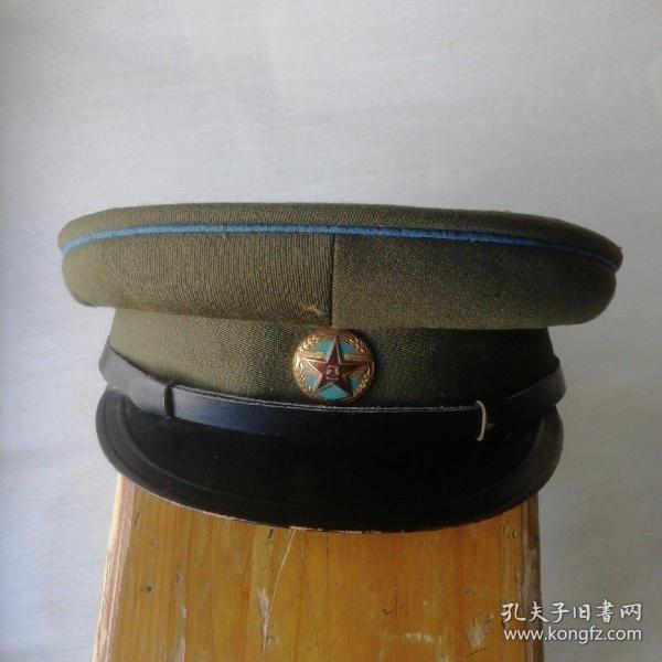 55式空軍尉官帽 八一老軍帽 1963年編號：103 永久包真收藏佳品