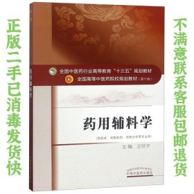 二手正版药用辅料学 王世宇 中国中医药出版社