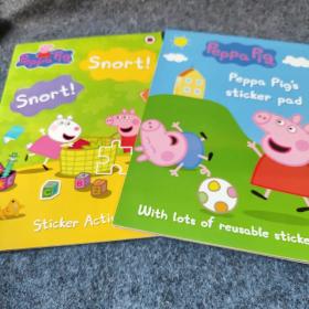 Peppa Pig's 
sticker pad