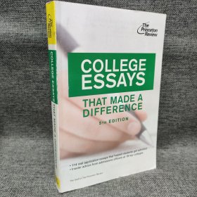 College Essays That Made a Difference, 5th Edition (大学论文的区别,第五版)