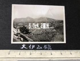 民国抗战时期江苏连云港灌云县大伊山镇民居风景原版老照片
