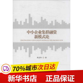 保正版！中小企业集群融资新模式论9787504974587中国金融出版社高连和