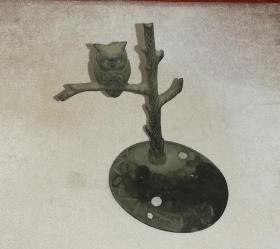 猫头鹰栖枝金属件