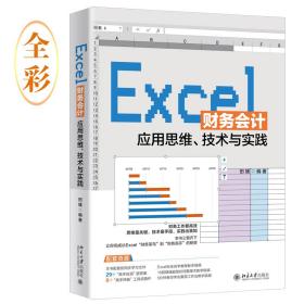 正版 Excel财务会计应用思维、技术与实践 田媛 9787301319604
