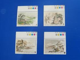 专185中国古典诗词邮票— 唐诗   带色标   原胶全品