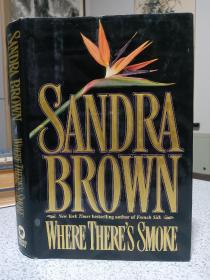 1993年，英文原版，精装带书衣，初版本小说，where there's smoke