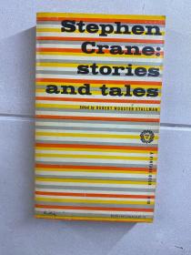 Stephen Crane：Stories and Tales（1955年版）原版如圖、內頁干凈