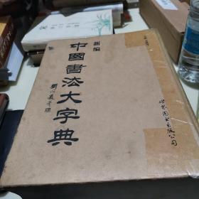 新编中国书法大字典（书脊部分有不干胶）