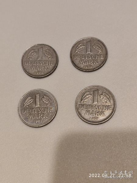 西德馬克一元硬幣1983年發行