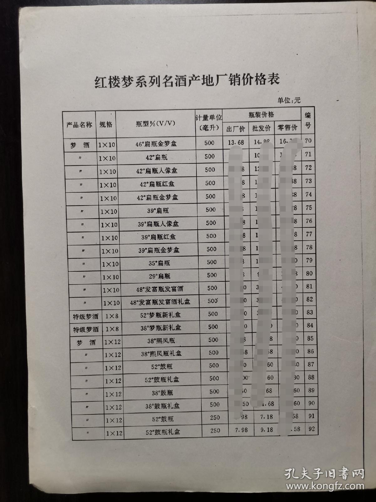 白酒出厂价和市场价比例，白酒的出厂价和销售价