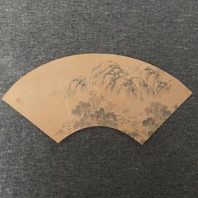 清时期  无款山水