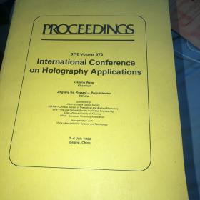 International conference on holography applications v673