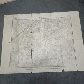 1937年地图：江苏省江宁县:甘家巷