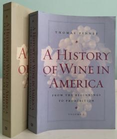 A History of Wine in America 两卷合售，无写划，内页如新，九五品