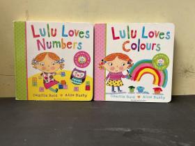 英文原版绘本 Lulu Loves Colous、lulu loves numbers  2本合售