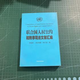 联合国人权公约和刑事司法文献汇编