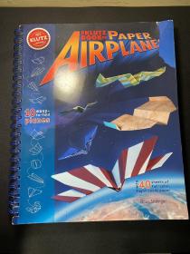Book of Paper Airplanes (Klutz) by Doug Stillinger (1-Apr-2004) Spiral-bound （大开本原版外文书） 趣味玩具书：做纸飞机 （未使用！）