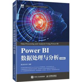 power bi数据处理与分析（微课版） 大中专理科计算机 黄达明 张萍 新华正版