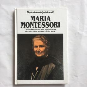 MARIA MONTESSORI  玛丽亚·蒙台梭利   英文原版  精装