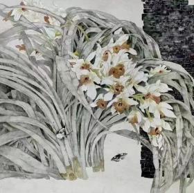 冷琥花鸟画《绽放》