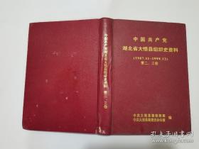 中国共产党湖北省大悟县组织史资料1987.11-1999.12。