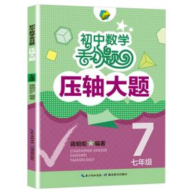 现货 初中数学丢分题压轴大题七年级模拟必刷题训练题库知识大全7年级上册下册人教版北师大版通用数学教辅解题技巧压轴题型大全书