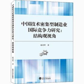 中国技术密集型制造业国际竞争力研究:结构观视角 9787307217072