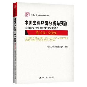 中国宏观经济分析与预测（2019-2020）：结构调整攻坚期的中国宏观经济（中国人民大学研究报告系中国人民大学经济研究所中国人民大学出版社