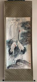 白晓军 松鹤图大中堂 （桂林市书画鉴评登记）