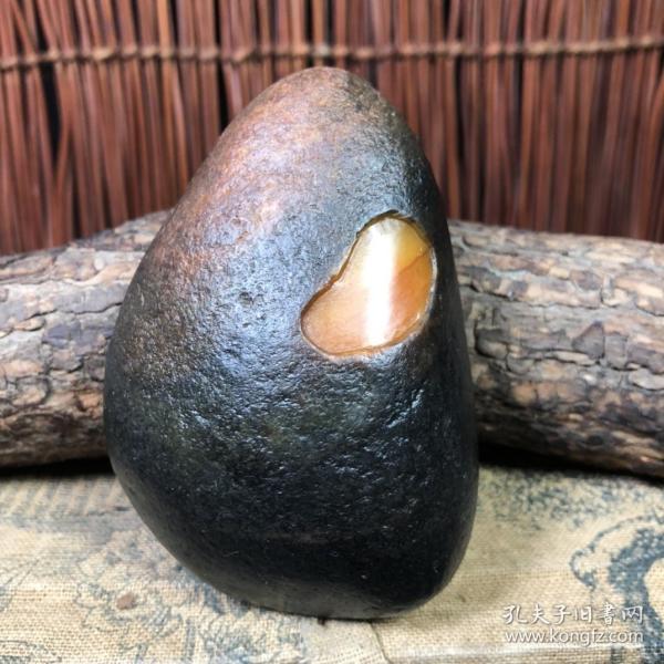 寿山石乌鸦皮田黄石【原石】