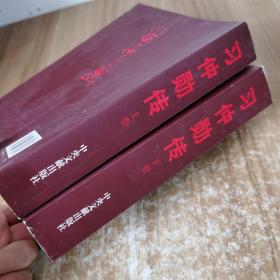 习仲勋传 上下册 2本合售  书侧面有印章