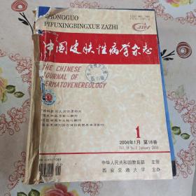 中国皮肤性病学杂志2004年1-12
