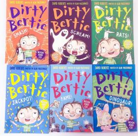 Dirty Bertie 英文原版 脏男孩波迪6册