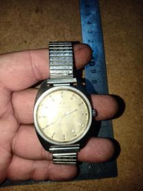六七十年代 北京 双菱牌手表，不能动，后换辽宁后表盖，4.5*3.7cm