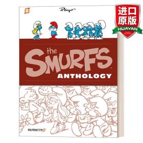 英文原版 The Smurfs Anthology 2 藍精靈手繪收藏精選集 大開本精裝漫畫合輯 英文版 進口英語原版書籍