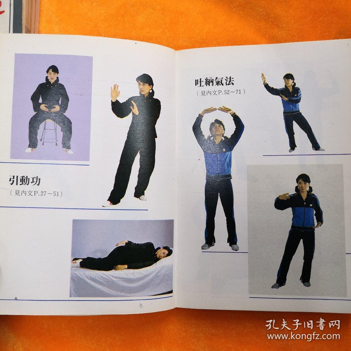 中国流行气功选收意拳灵子术一指禅真气运行法五步功成等养生功法匡常