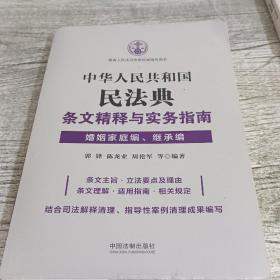 中华人民共和国民法典条文精释与实务指南：婚姻家庭编、继承编