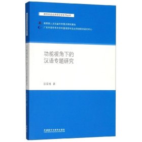功能视角下的汉语专题研究(中文英文)/语言学及应用语言学系列丛书 9787521304244