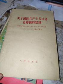 关于国际共产主义运动总路线的建议  首页有个名字