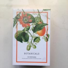 现货 Botanicals 100张植物学明信片收录 来自纽约植物园档案馆100幅稀有花卉、仙人掌和多肉植物的肖像汇集 盒装精装