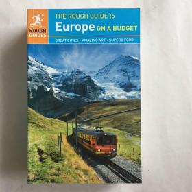 The Rough Guide to Europe on a Budget  英文  欧洲旅游指南   库存书  厚