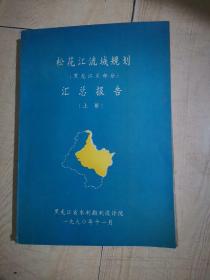 松花江流域规划(黑龙江省部分)汇总报告上册