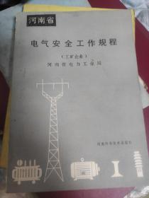 河南省电气安全工作规程（工矿企业）