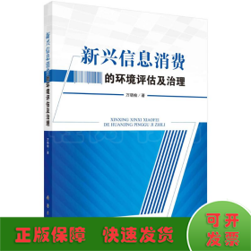 新兴信息消费的环境评估及治理