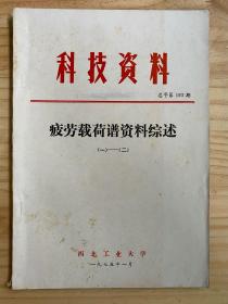 疲劳载荷谱资料综述（一）-（二）（科技资料总第193  油印）