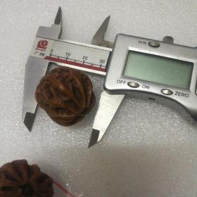 自然玩红的东北秋子核桃35（两个相似度差些，但一个挺漂亮）