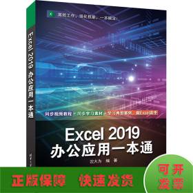 Excel 2019办公应用一本通