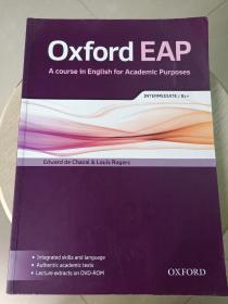 牛津英语教材 Oxford EAP: Intermediate/B1 : Student's Book and DVD-ROM Pack(有一张光盘)