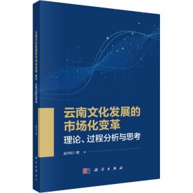 新华正版 云南文化发展的市场化变革 理论、过程分析与思考 赵书虹 9787030704719 科学出版社